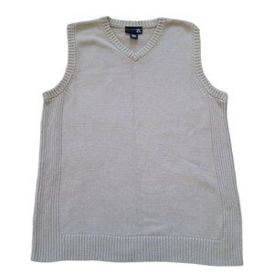 23rd St. Vintage Men's Size Large Pullover Knit Sleeveless Sweater Vest